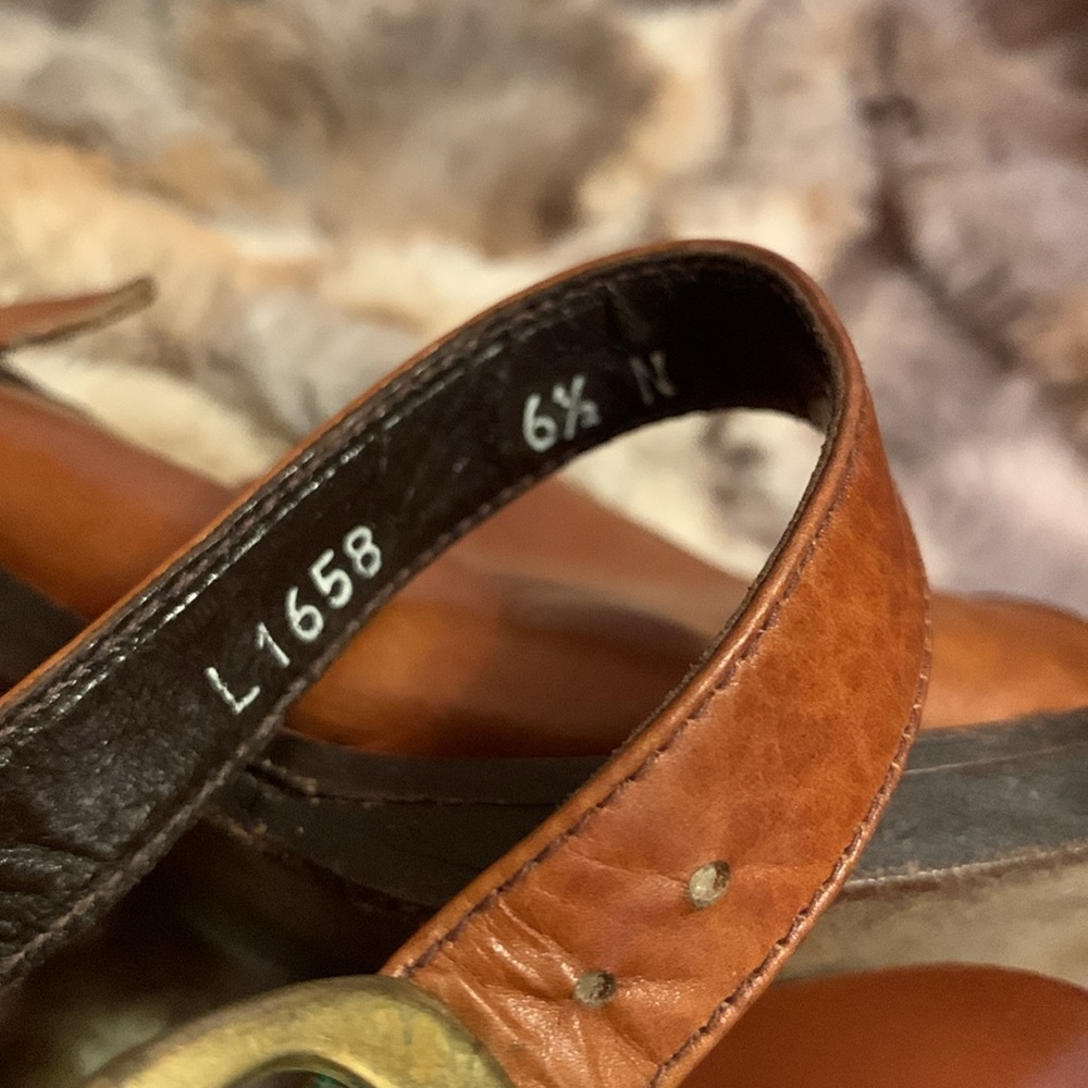 MARTINI OSVALDO Leather Heels / Sandals — 6.5 - Picture 12 of 12